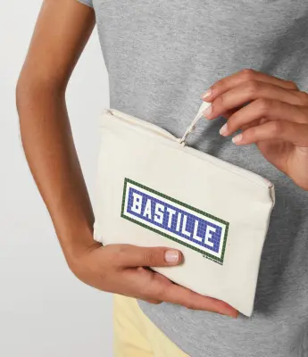 POCHETTE IMPRIMÉE - BASTILLE - ÉCRU — photo 2