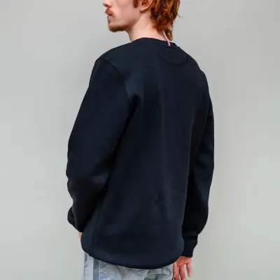 Sweat homme Alex molletonné bleu marine — photo 3