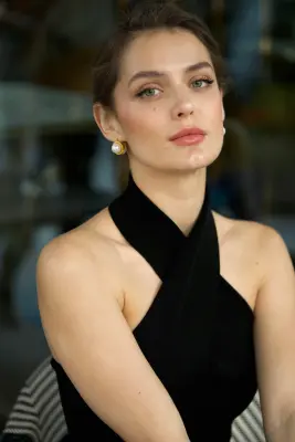 Amanda Halter Knit Top - Black — photo 5