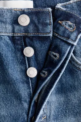 Barrel High Ankle Jeans - Bleu denim — photo 4