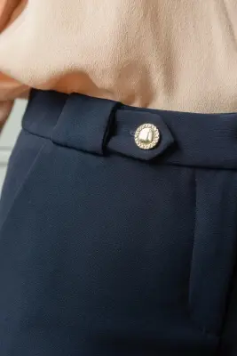 Pantalon Sacha - bleu marine — photo 3