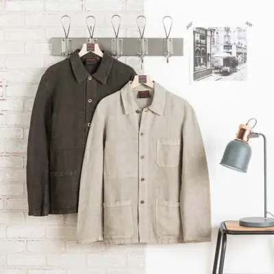 Veste de travail en lin lourd 3L/5C - Wapiti — photo 3