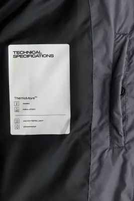 Veste de sport matelassée Regular Fit ThermoMove™ - Gris foncé — photo 1