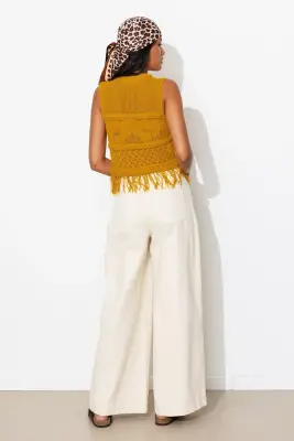 Pull-débardeur ajouré Femme — photo 4