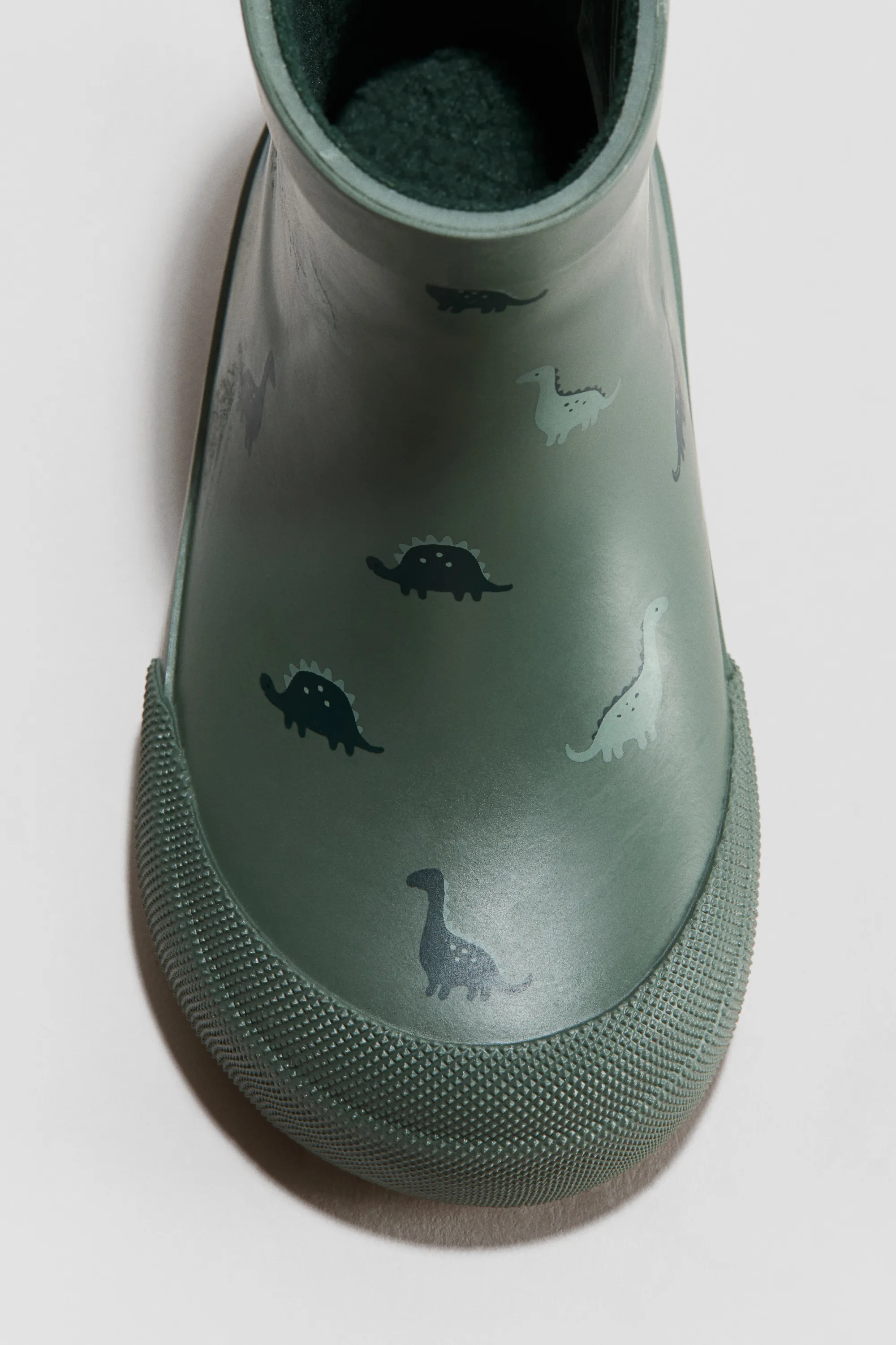 Bottes en caoutchouc - Vert foncé/dinosaures