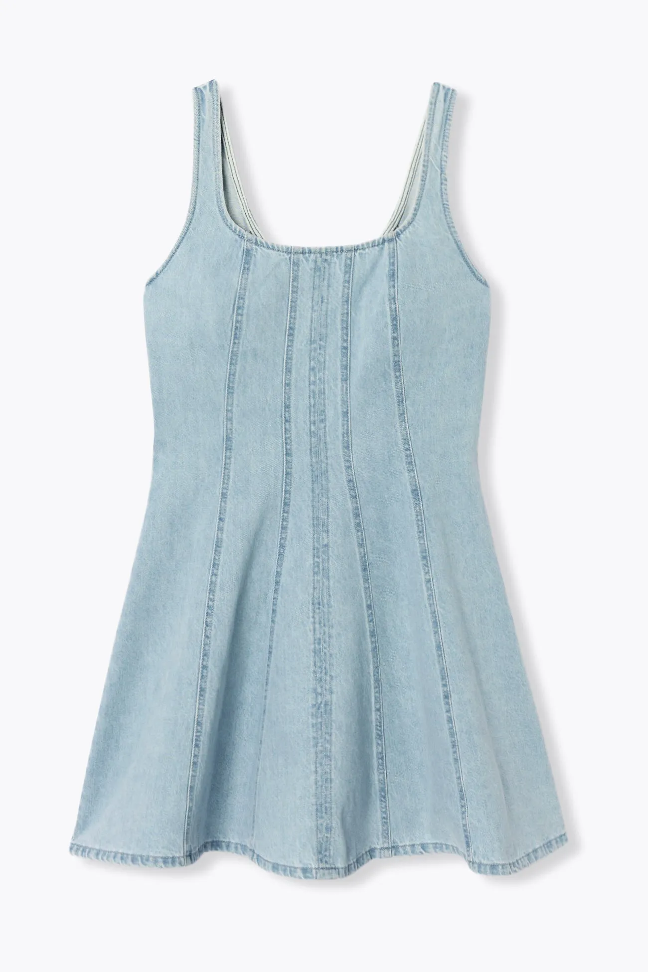 Robe courte en jean Femme
