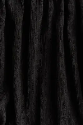 Top épaules nues à effet froissé - Noir — photo 5