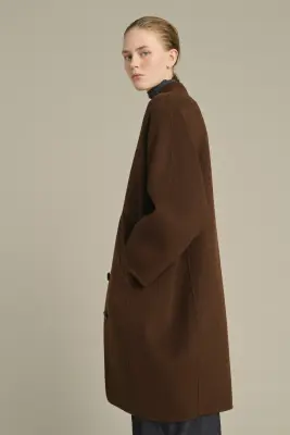 MANTEAU BEAULIEU CHOCOLAT — photo 3