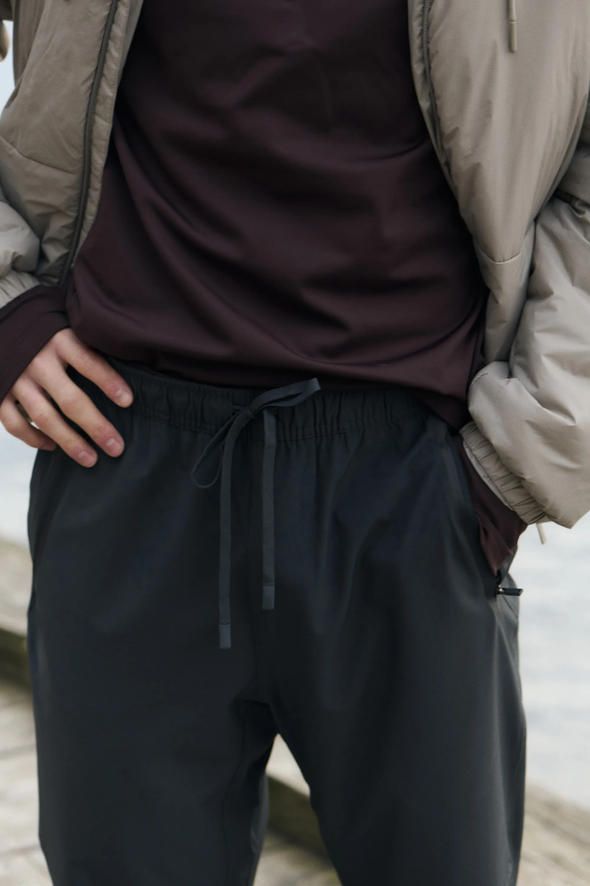 Pantalon jogger de sport DryMove™ - Gris ancien