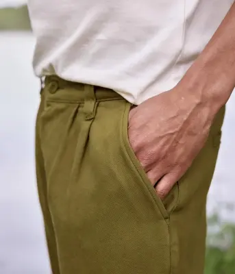 Faguo – Pantalon Landais Kaki — photo 3