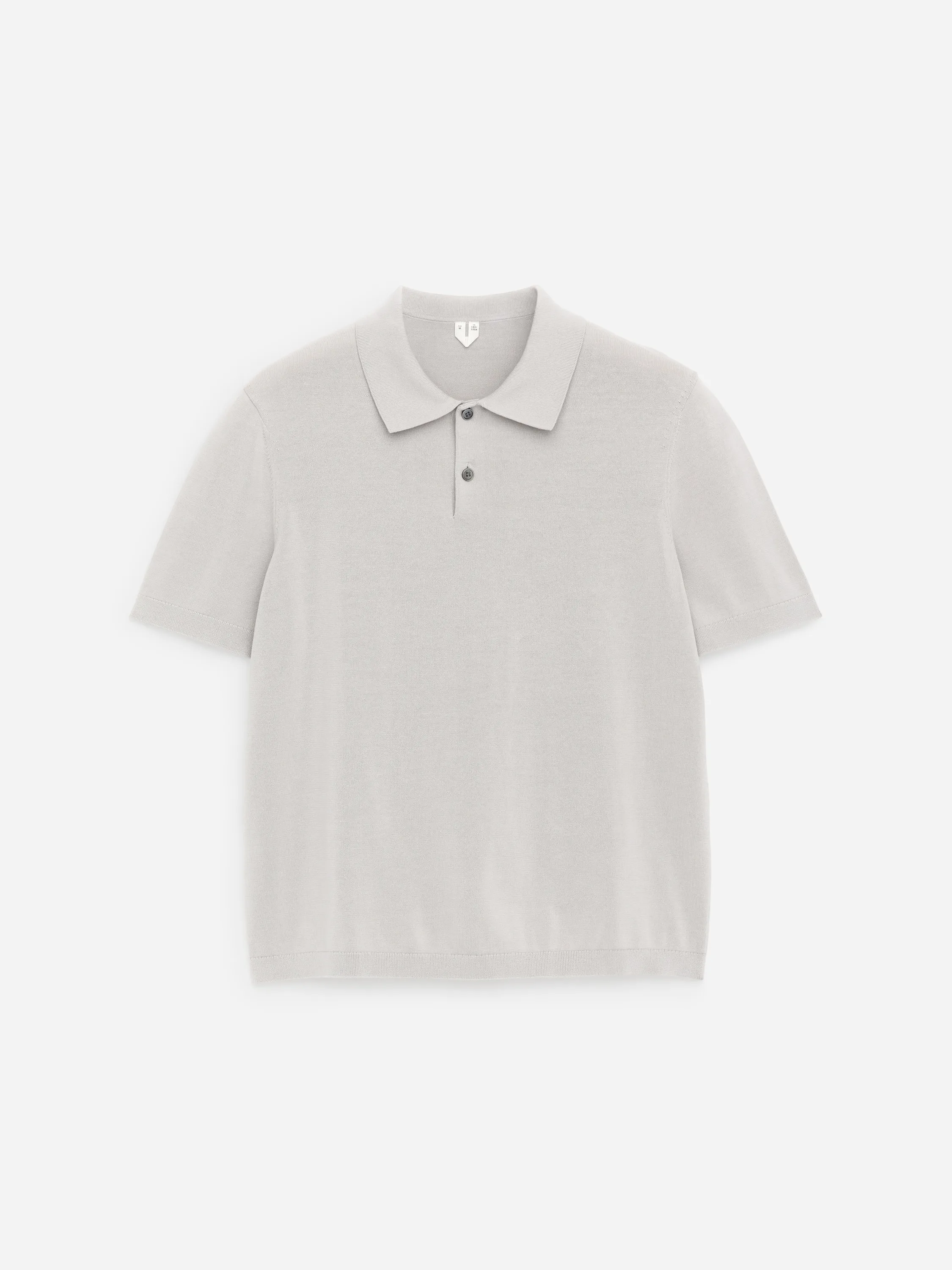 Polo en maille fine - Taupe