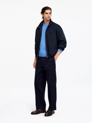 Pull en maille à col rond - Bleu — photo 2