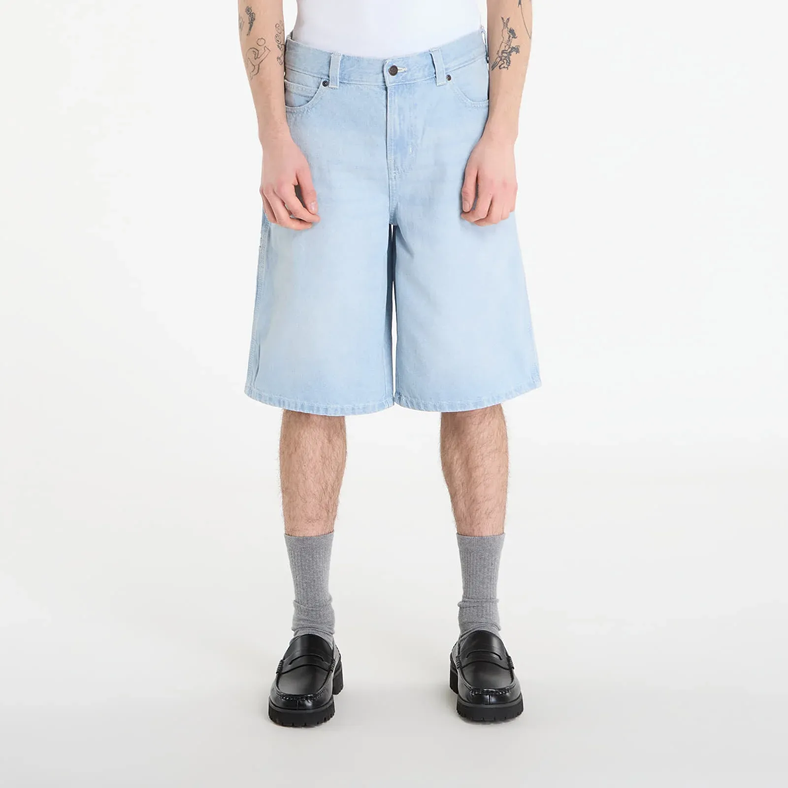 Short Dickies 13 inch 958 jeans – Light Blue