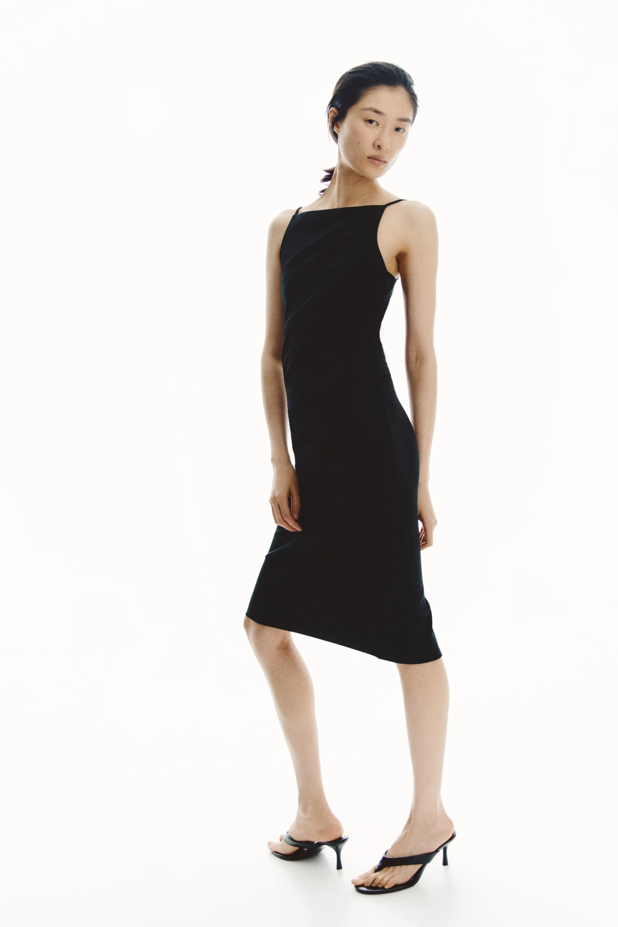 Jupe crayon en jersey - Noir