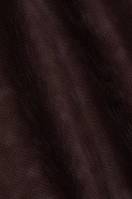 Top épaules nues en mesh - Bordeaux — photo 3