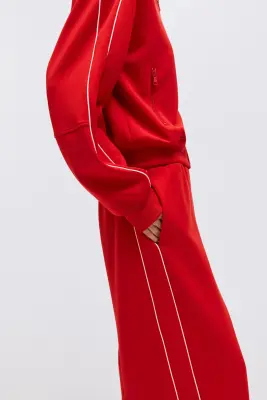 Pantalon de survêtement en scuba - Rouge — photo 3