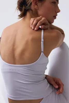 Top de sport avec soutien-gorge intégré SoftMove™ - Lilas — photo 2