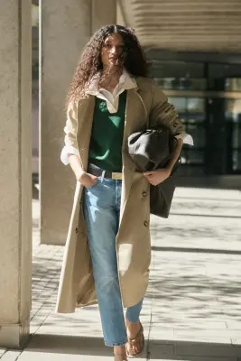 Straight Regular Waist Jeans - Bleu denim — photo 2