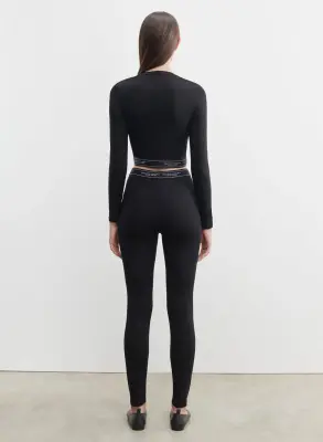 T-shirt en viscose et élasthanne — photo 2