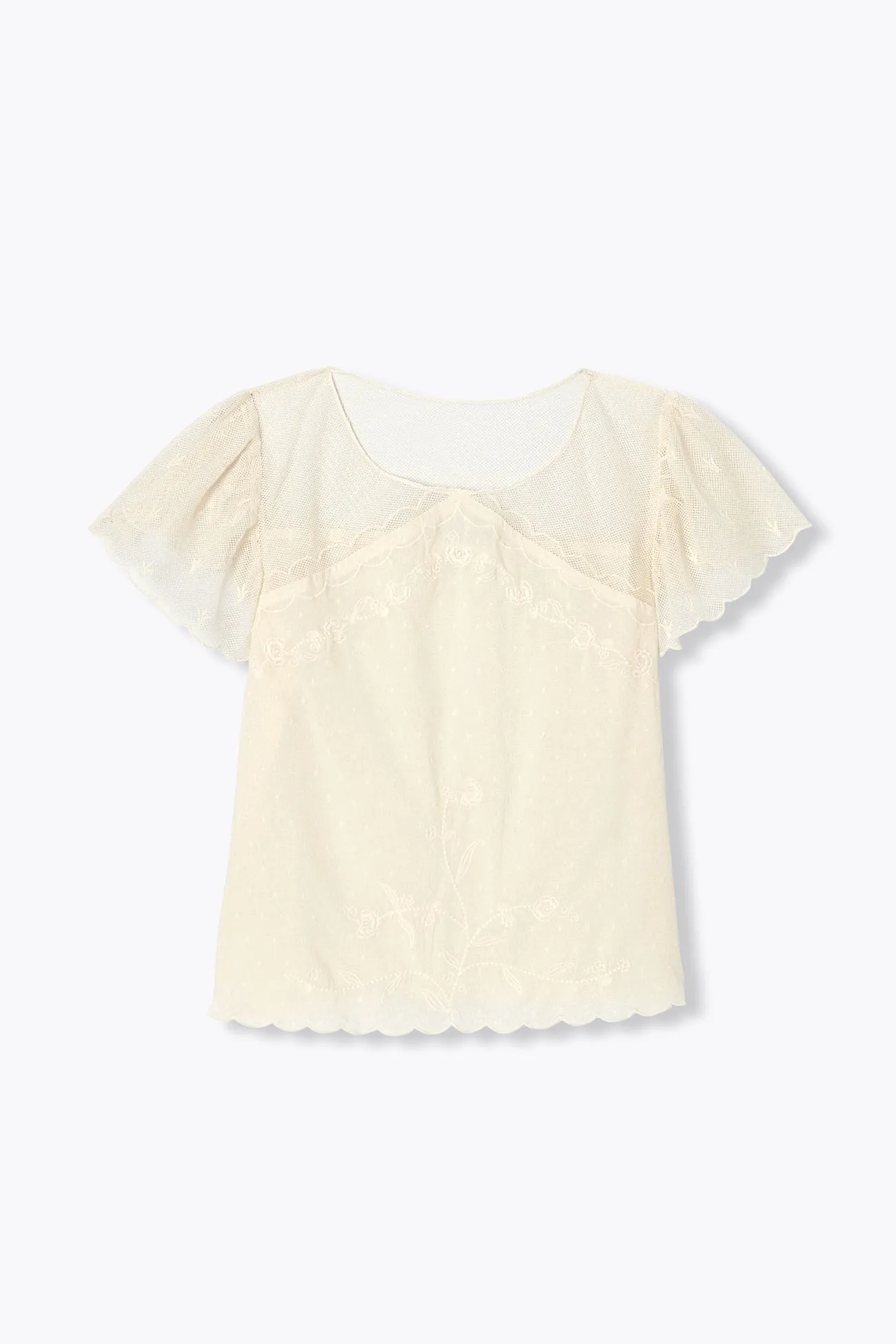 Blouse brodée Femme