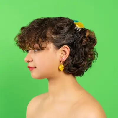 Mini pince à cheveux Citron Coucou Suzette — photo 2