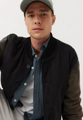 La chemise en flanelle - Bleu-gris — photo 4