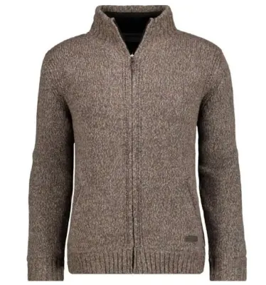 RAGMAN VESTE GRANDE LONGUEUR  FULL ZIP LAINE doublée POLAIRE Marron — photo 2