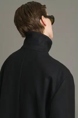 MANTEAU GERMAIN NOIR — photo 4