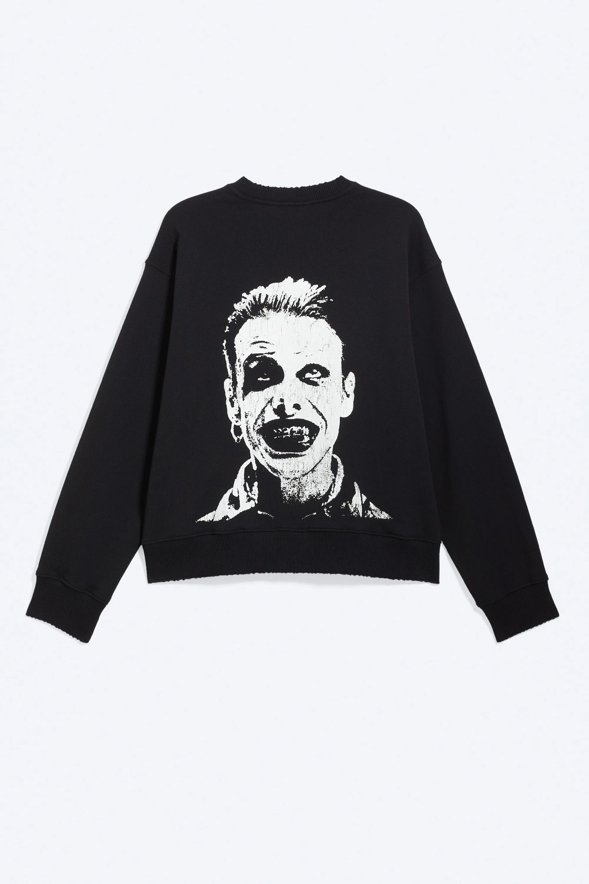 Sweat oversize imprimé Yungblud - Noir délavé