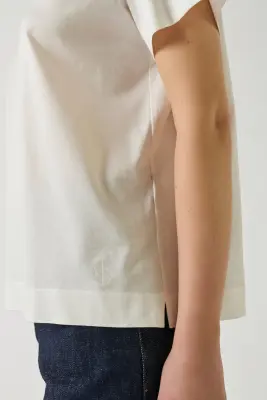 TEE-SHIRT BASIC BLANC — photo 4