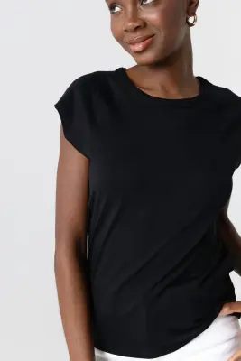 T-shirt in lyocell, tencel et coton organique — photo 5