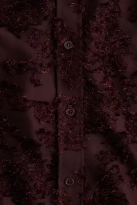 Jacquard-weave shirt - Bordeaux — photo 2