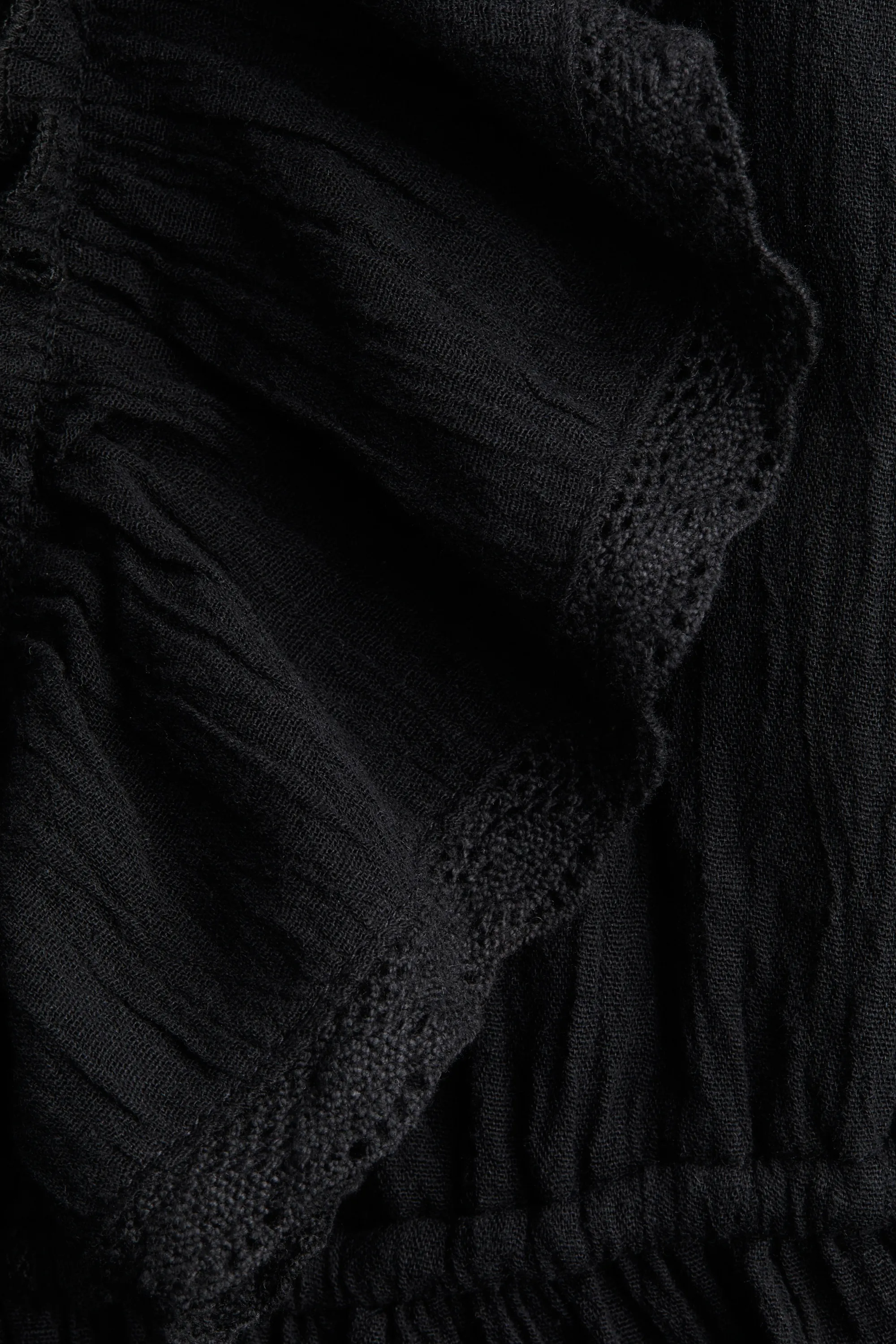 Robe en lin mélangé - Noir