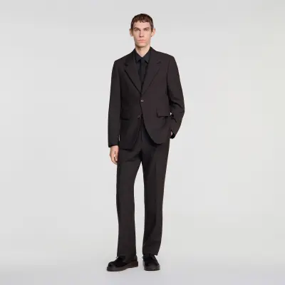 Veste de costume en laine
