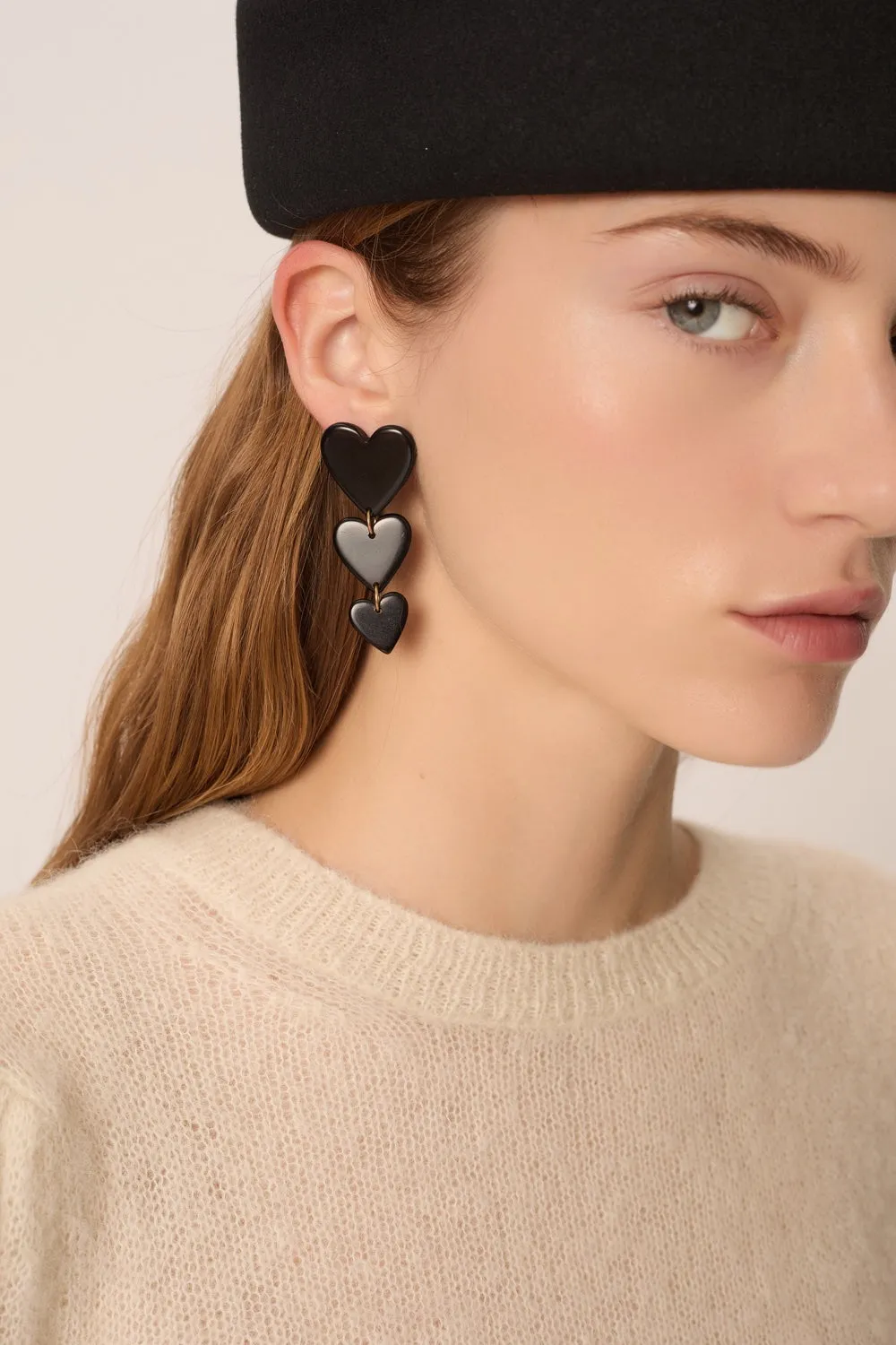 Boucles D'Oreilles Maureen Noir