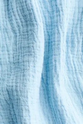 Robe bandeau en mousseline - Bleu clair — photo 3