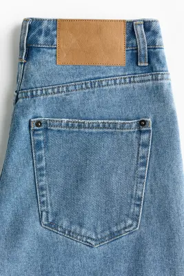 Straight Regular Waist Jeans - Bleu denim — photo 5