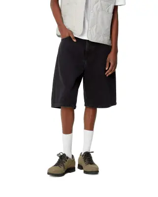 Short Brandon Black Stone Washed Femme — photo 2