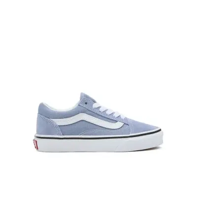 chaussures skateboard enfant vans old skool – theory / dusty blue — photo 2