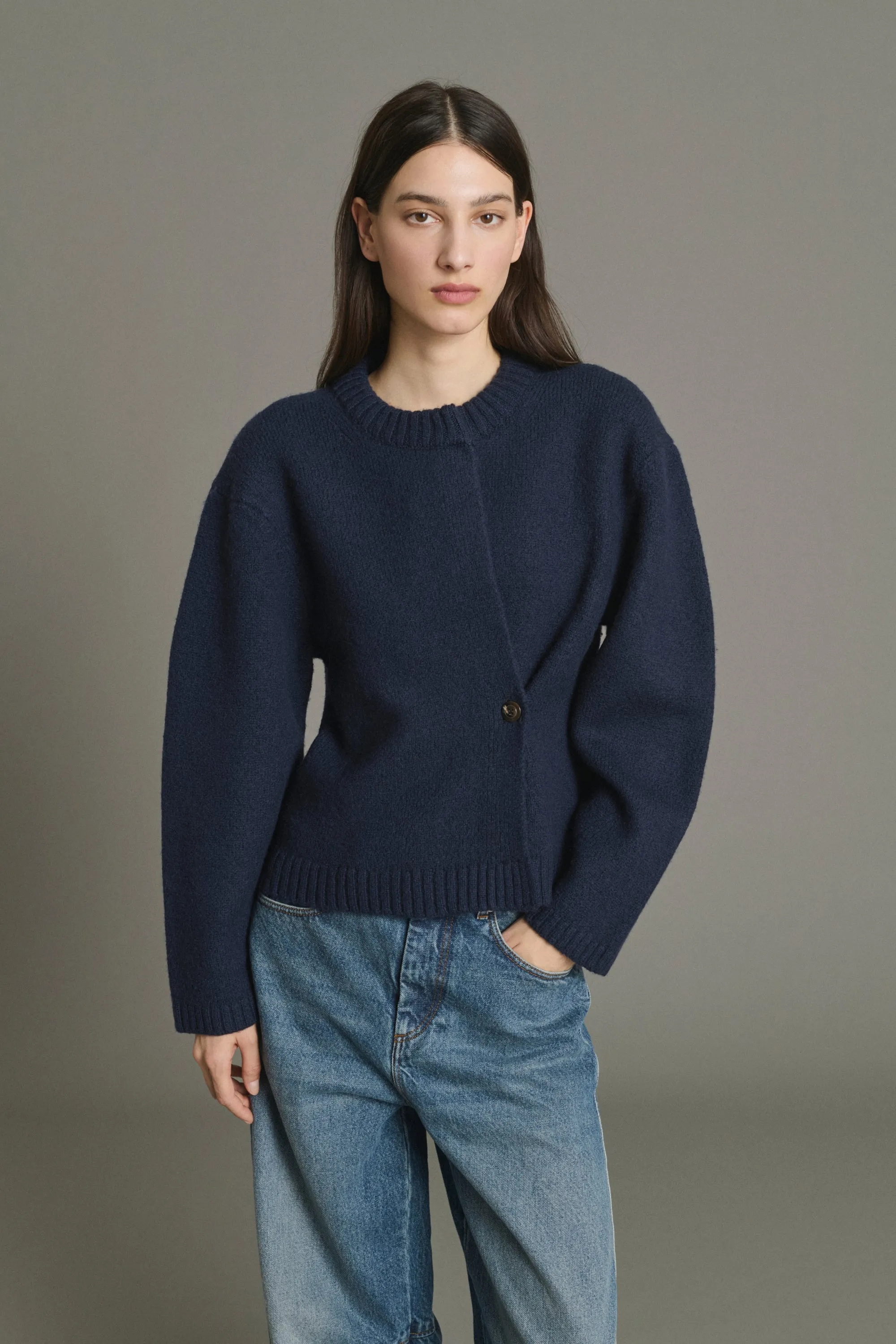 CARDIGAN GALILEO NAVY
