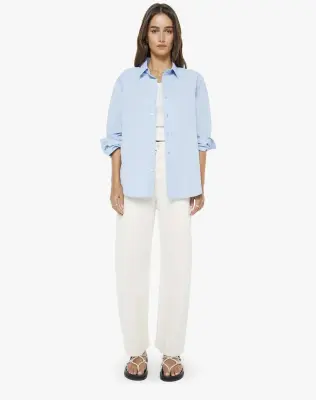 Nouveau ! MOTHER Chemise The Bestie Light Blue — photo 6