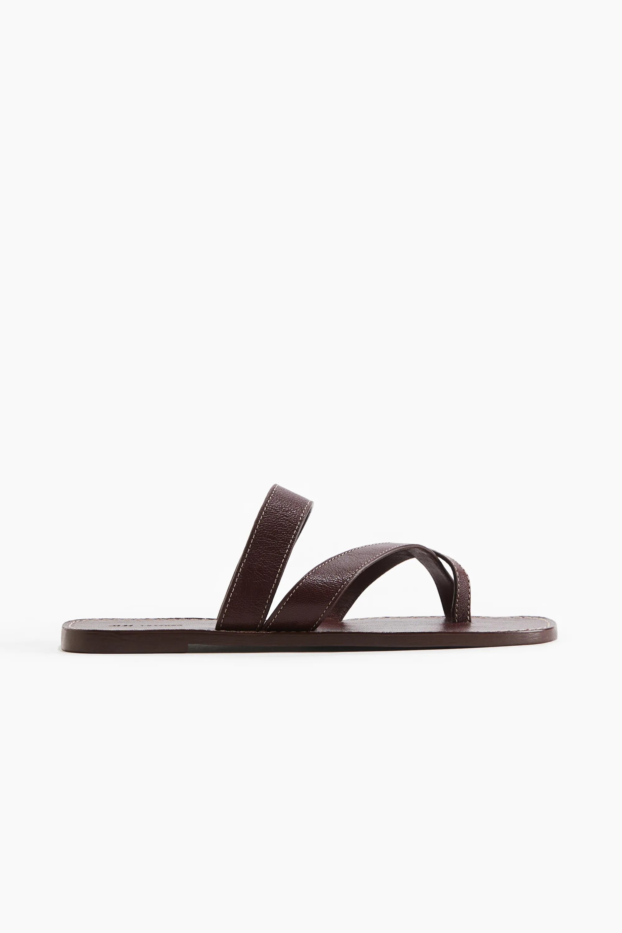 Sandales en cuir - Bordeaux