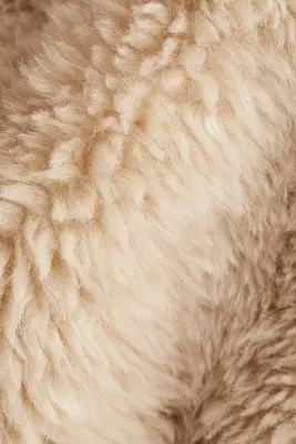 Manteau en tissu Teddy Bear - Beige — photo 3