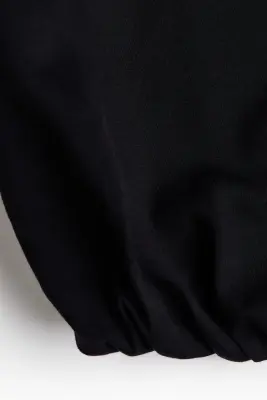 Veste à capuche zippée en viscose mélangée - Noir — photo 4