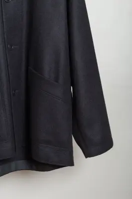 Arpenteur – KABIG UNLINED COAT – BLACK — photo 3