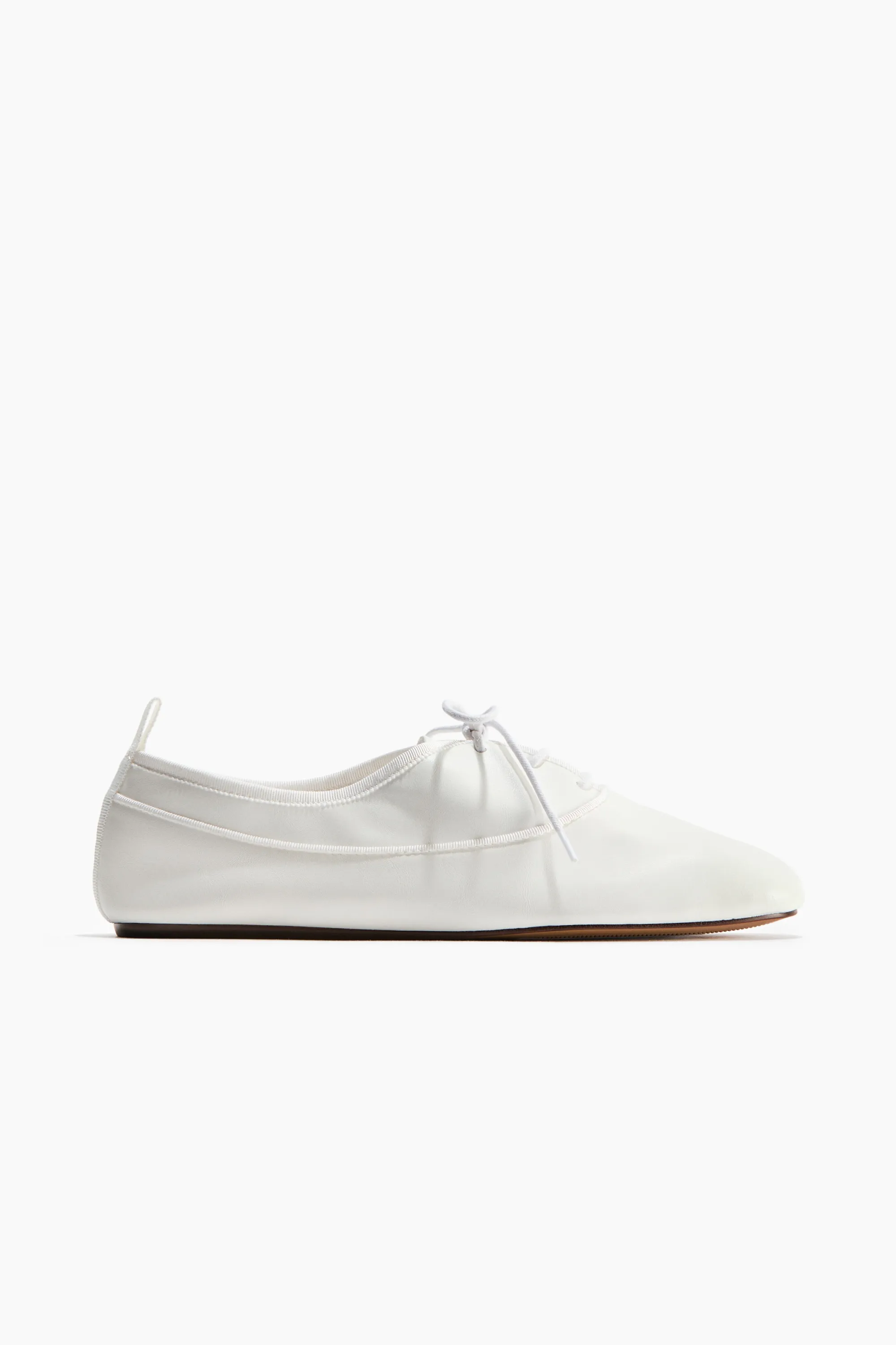 Ballerines à lacets - Blanc