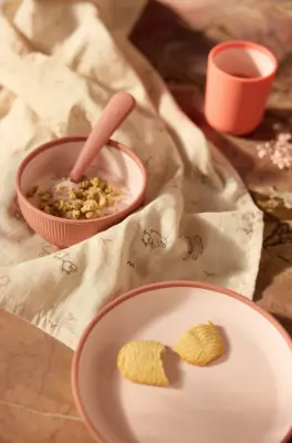 Set De Table Bébé Silicone - Blush Shades — photo 1