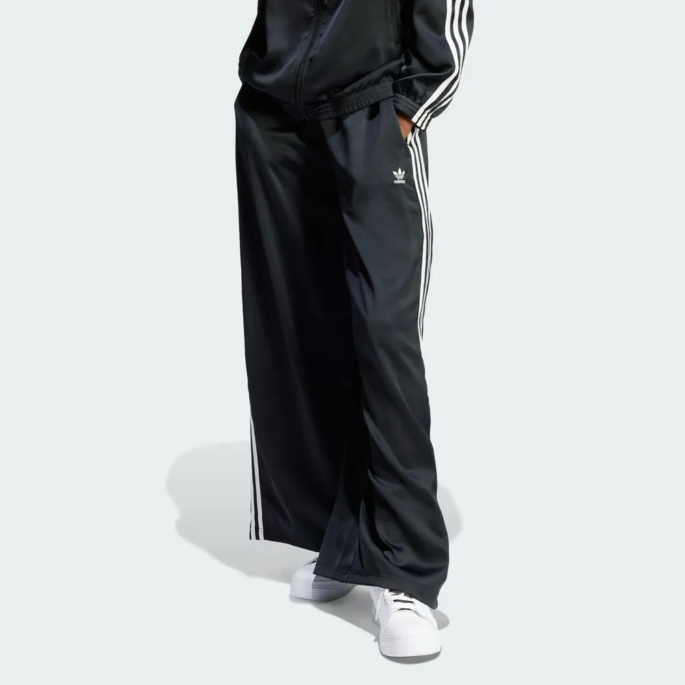 Pantalon de survêtement à jambes larges en satin Adicolor