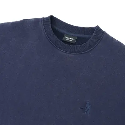 sweatshirt Passport Solid Workers – Washed Navy — photo 2