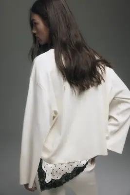 Pull oversize - Crème — photo 3
